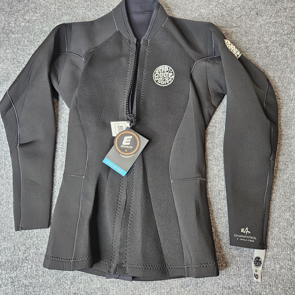 Ripcurl Women's Dawn Patrol Longsleeve Jacket Full Zip 1.5mm Size 10